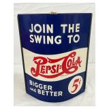 13x16 Pepsi-Cola Double Dot Hanging Bag Dispenser
