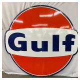 6ft. Porc. Gulf Bowtie Sign