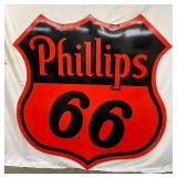 1957 6ft. Porc. Phillips 66 Shield Sign