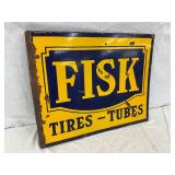 25x20 Porc. Fisk Tires-Tubes Flange Sign