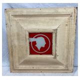 24in. Pontiac Dealership Sign with Red and White Logo