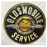  54in. Oldsmobile Service 2PC. Metal Sign
