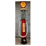 1926 10g. Gilmore G&B Model 176  Visible Gas Pump with Banana Nozzle