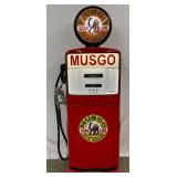 Gilbarco Model 1006D18 Gas Pump Featuring Musgo Graphics