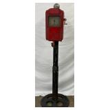Gilbarco Model No. 87 Air Meter on Cast-Iron Stand