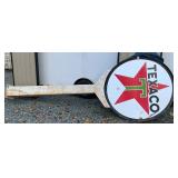 6ft. Texaco Star Logo DSP Sign with Pole