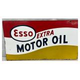 Esso Extra Motor Oil DSP Advertising Sign, 22in x 12in