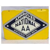 1962 National Auto Association DS Metal Sign 30×20in. 