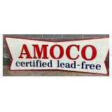 87x30 2pc. Amoco Sign with Double-Sided Graphics