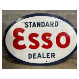 DSP Esso Standard Dealer  Oval Sign (92in x 61in)