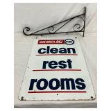 DSP Restroom Sign with Hanger, 18in x 26in