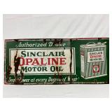 Sinclair Opaline Motor Oil Metal Sign, 48×20 Inches