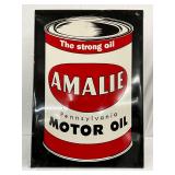 Amalie Motor Oil DS Metal Sidewalk Sign, 24in x 34in