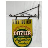 Ditzler Automotive Finishes DS Metal Sign with Bracket, 24in x 32in