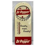 Dr Pepper 10-2-4 Frosty Man Frosty Thermometer, 6×16 Inches