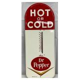 Dr Pepper ‘Hot or Cold’ Metal Thermometer, 6x16