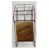 Lance 4-Jar Rack With Sign, 15in x 36in