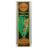 Emb. Sun Drop Thermometer Style, 8×27 Inches