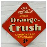 1970’s Orange Crush Diamond Sign 21 1/2-Inch – 1 of 50 made