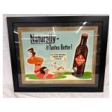 Orange Crush Framed Display, 31in x 25in
