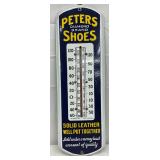 Porc. Peters Shoes Thermometer, 6×19 in