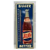Pepsi-Cola Double Dot Metal Thermometer, 6×16 