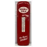 Double Cola Metal Thermometer, 5×17 Inches