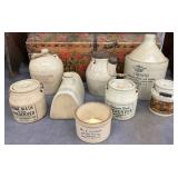 Stoneware Crocks, Jars,