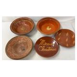 Decorated Redware Pottery