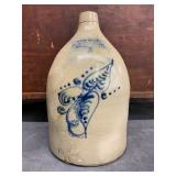 19th-Century 3-Gallon Handled Stoneware Jug by New York Stoneware Co.