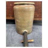 Stoneware 3-Gallon Crock Cooler with Spigot