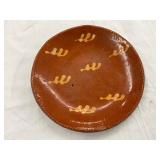 Redware Pie Dish, c. 1830