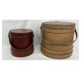Wooden Firkin Buckets