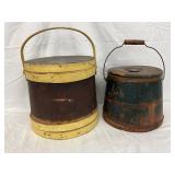 Wooden Firkin Buckets