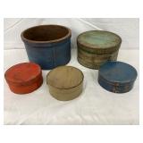 Early Painted Pantry Boxes