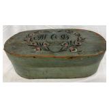 19th Century Wooden Brides Box