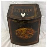 Tin Pepper Canister