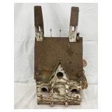 Wooden Early Birdhouse, 10x22 