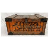 Wooden Storage Trunk