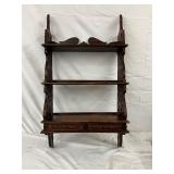 Wall Shelf with Pierced Sides