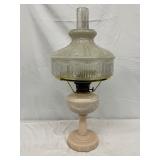 Aladdin Kerosene Lamp with Frosted Glass Shade, 25in