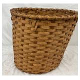 Early Woven Basket with Circular Rim, 22in by 20in