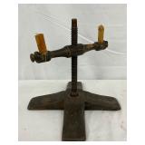 1780 Wooden Candle Stand with Adjustable Arms, 12x11 