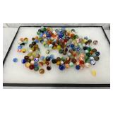 Early Multicolored Glass Marbles