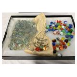 Early Glass Marbles with Storage Bags