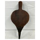 1860 Wood and Leather Bellows With Metal Tip