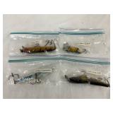 Early Heddon Vamp, Creek Chub Pike, and Other Fishing Lures
