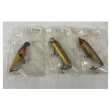 Heddon Vamp Lures from Early 1920s in Unusual Styles
