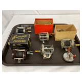 Early Fishing Reels Including Bronson and Others