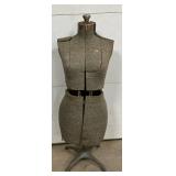 1935 Adjustable Dress Form with Metal Stand